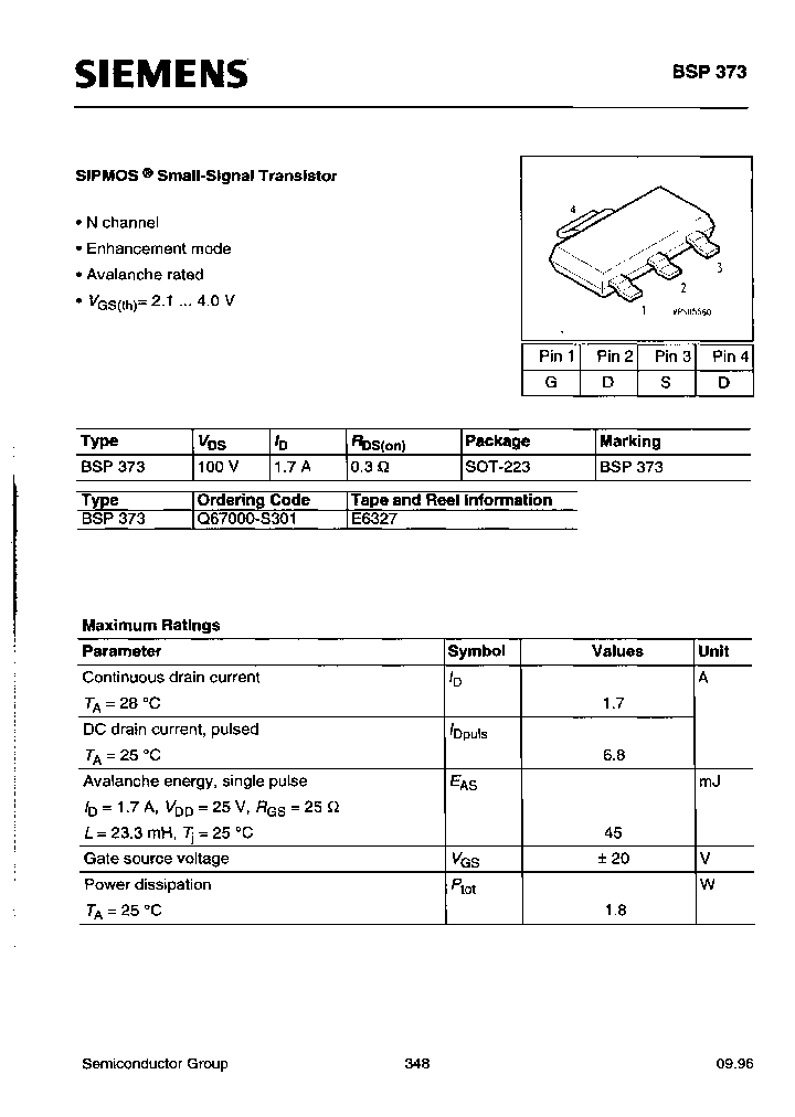 BSP373E-6327_3849232.PDF Datasheet