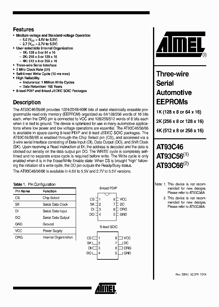 AT93C56-10PA-27C_3862436.PDF Datasheet