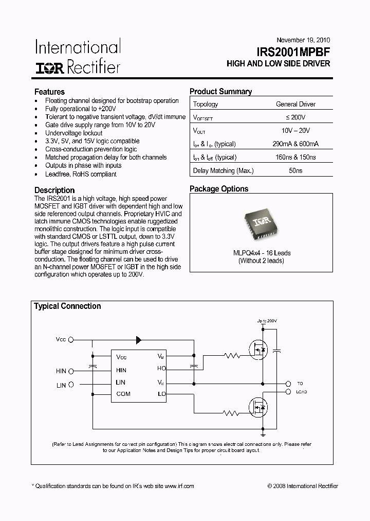 IRS2001MPBF_3865947.PDF Datasheet