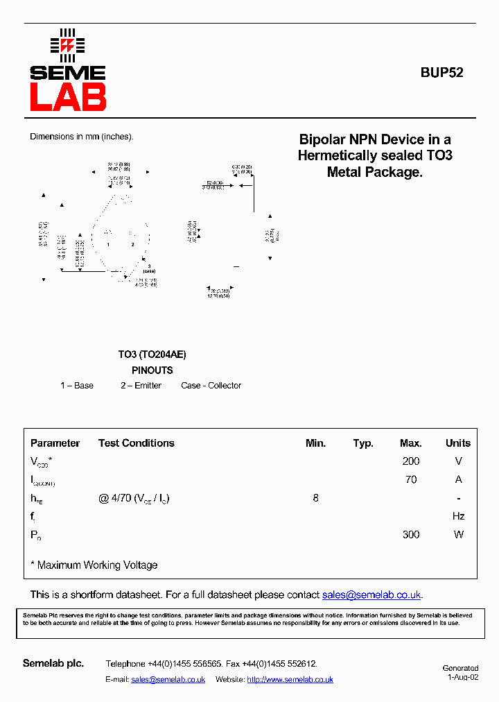 BUP52MODR1_3870289.PDF Datasheet