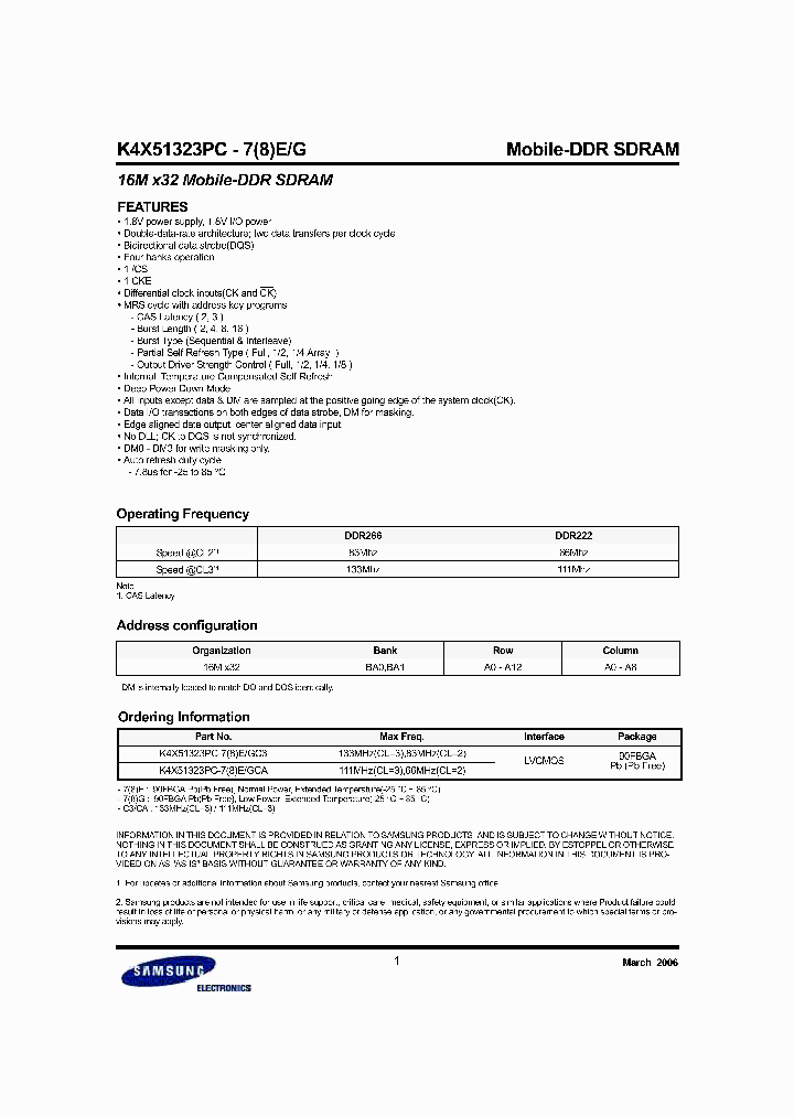 K4X51323PC-7EC30_3872327.PDF Datasheet