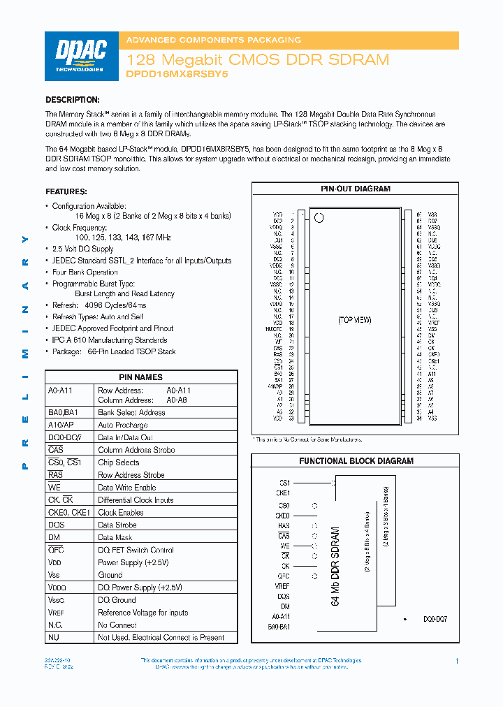 DPDD16MX8RSBY5-DP-XX6015_3875695.PDF Datasheet