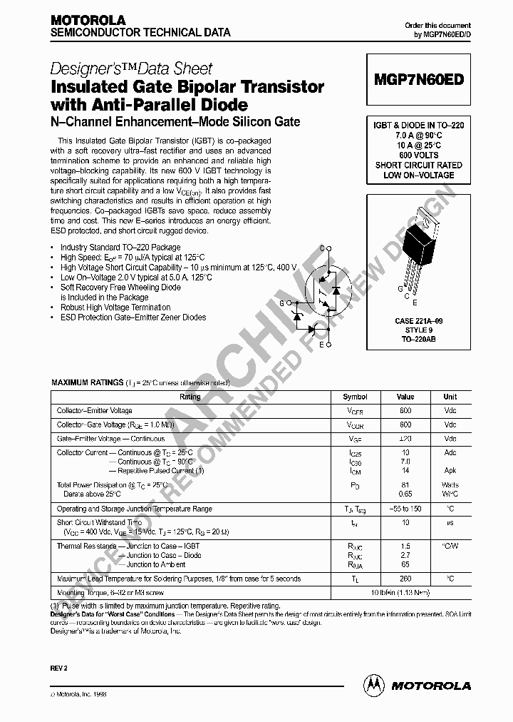 MGP7N60ED-D_4115674.PDF Datasheet