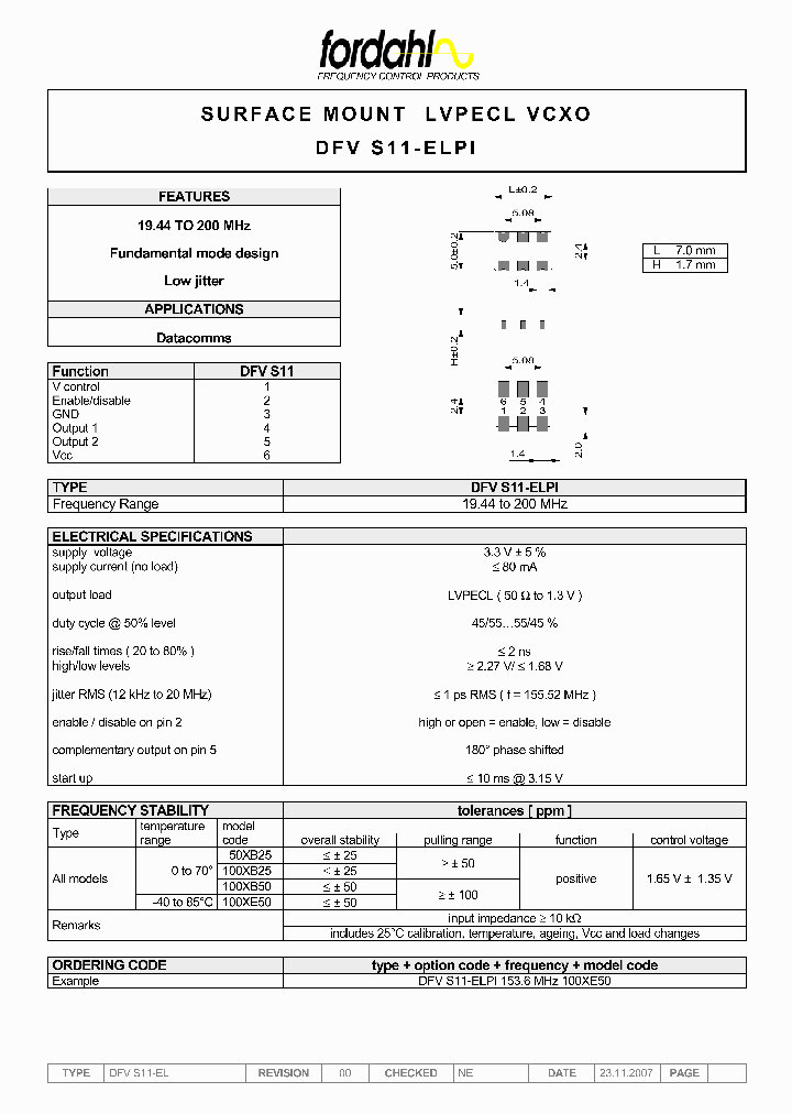 DFVS11-ELPI1944MHZ100XB50_3885492.PDF Datasheet