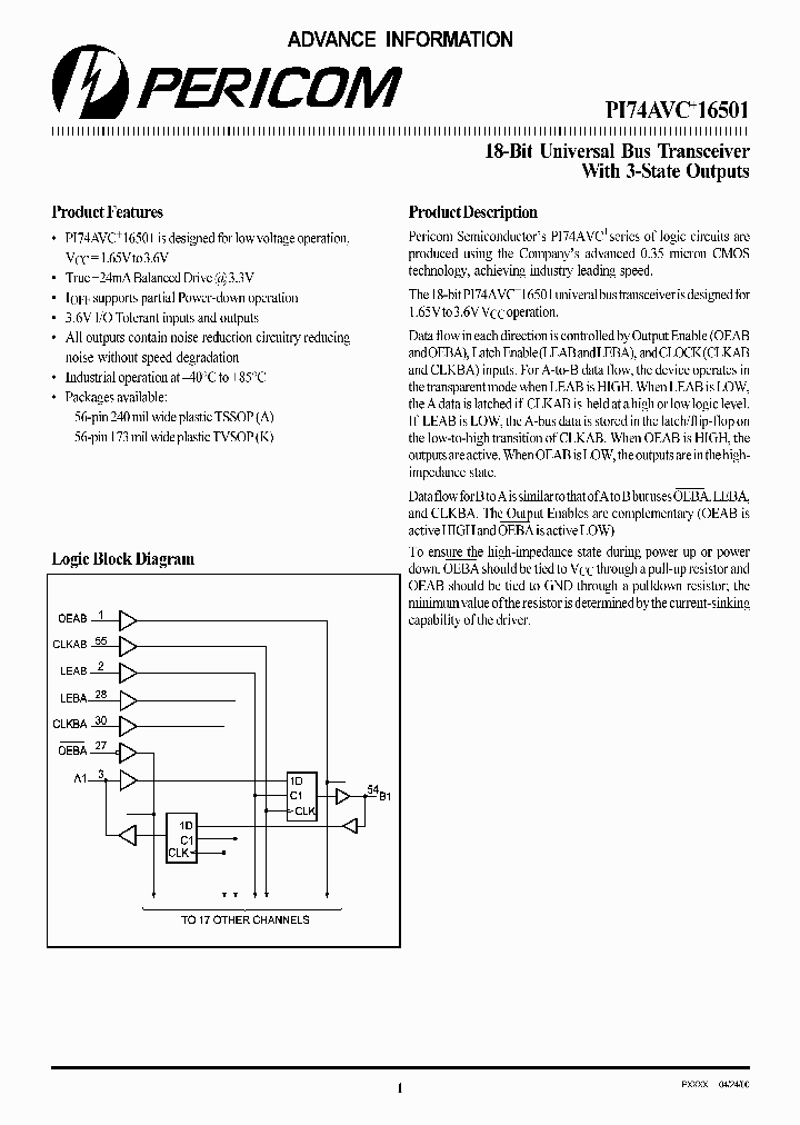 PI74AVC16501KX_3885711.PDF Datasheet