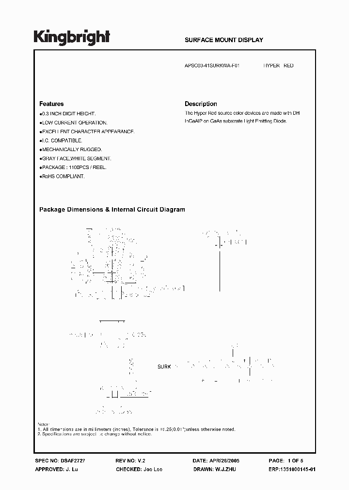 APSC03-41SURKWA-F01_3894630.PDF Datasheet