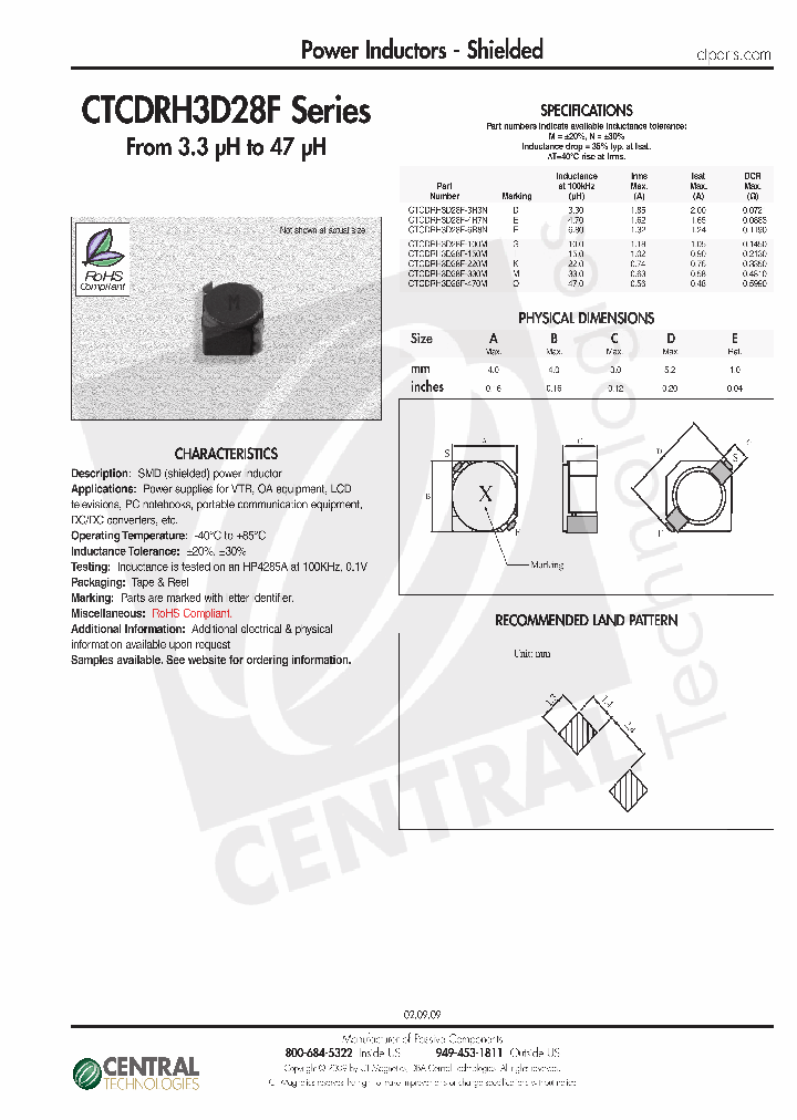 CTCDRH3D28F-4R7N_3898130.PDF Datasheet