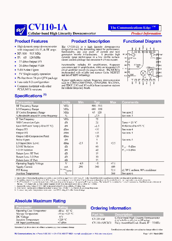 CV110-1AF_3931304.PDF Datasheet