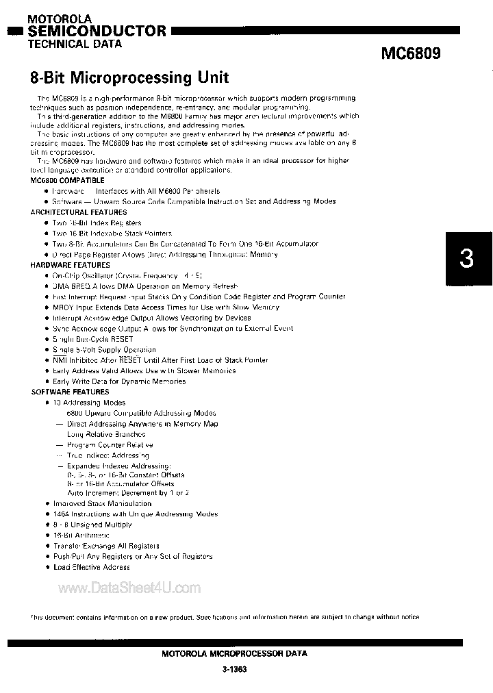 MC68A09_4188440.PDF Datasheet