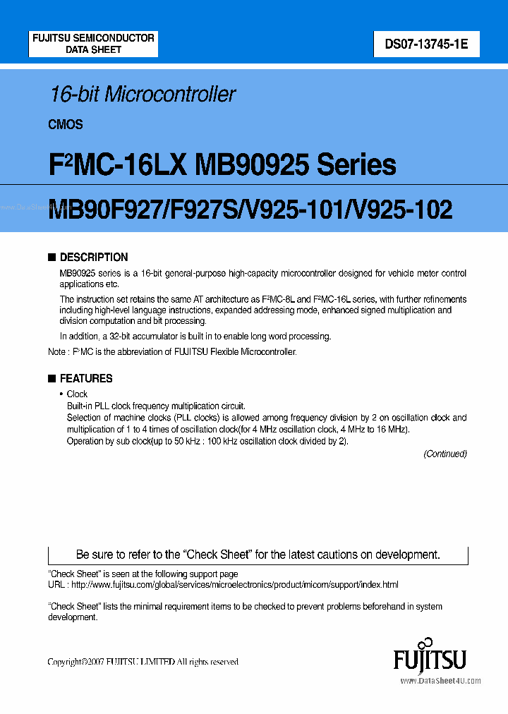 MB90F927_4199384.PDF Datasheet