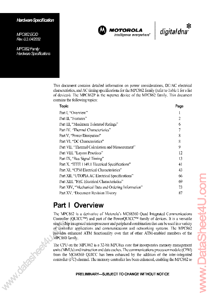 XPC862_4210138.PDF Datasheet