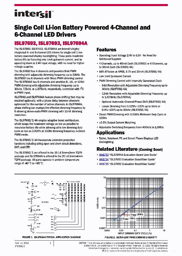 ISL97694A_4236696.PDF Datasheet