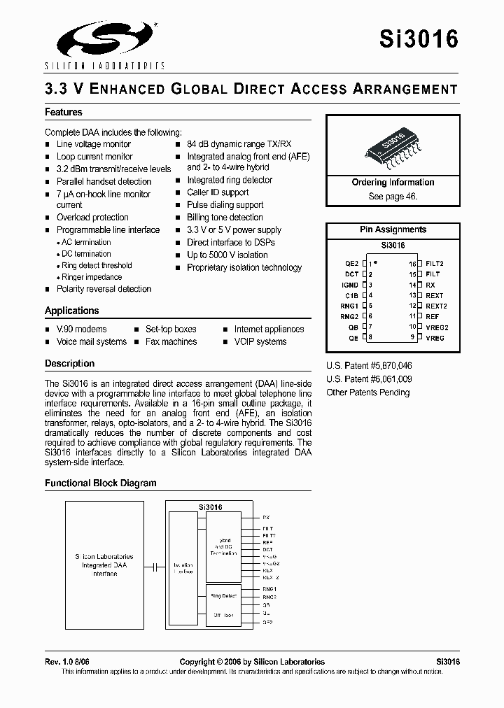 SI3016-F-FS_4178115.PDF Datasheet