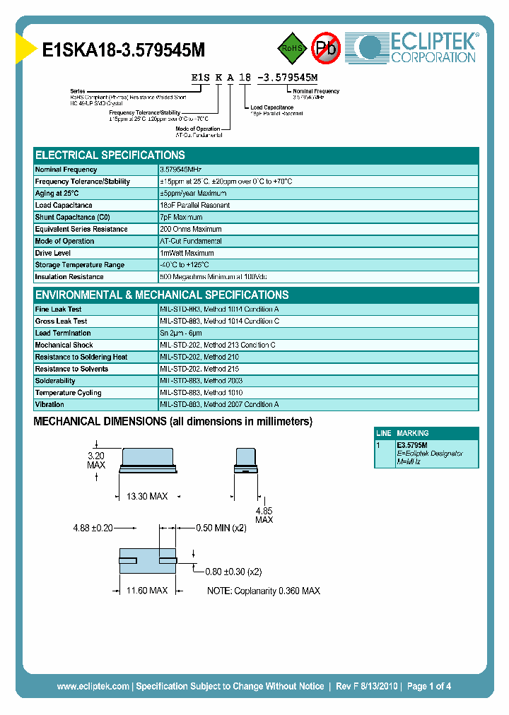 E1SKA18-3579545M_4178961.PDF Datasheet