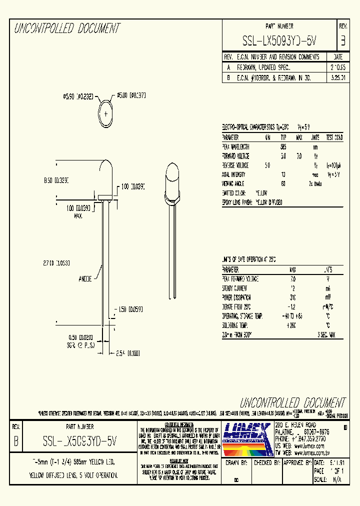 SSL-LX5093YD-5V_4181654.PDF Datasheet