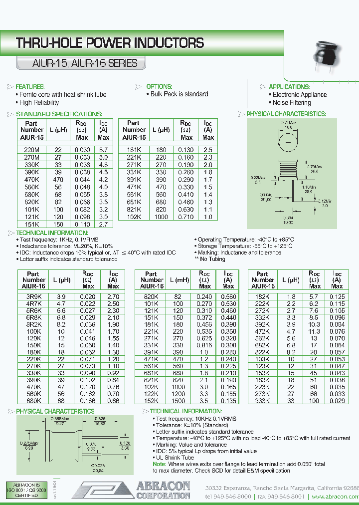 AIUR-16_4190161.PDF Datasheet