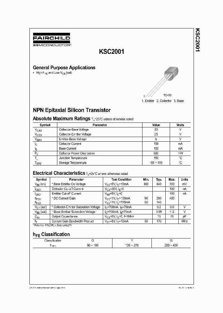 KSC2001GBU_4205529.PDF Datasheet