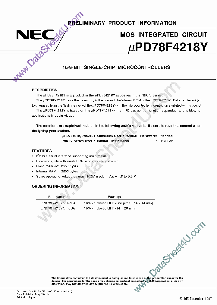 UPD78F4218Y_4264629.PDF Datasheet