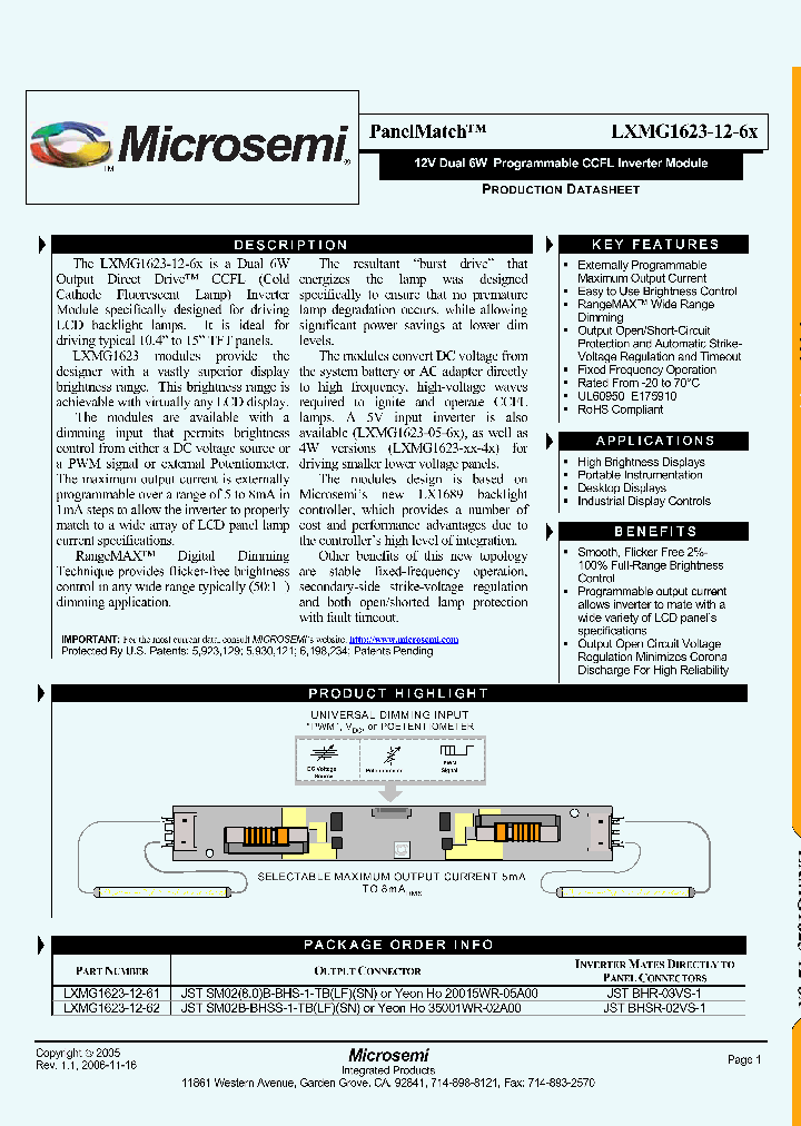 LXMG1623-12-61_4236063.PDF Datasheet