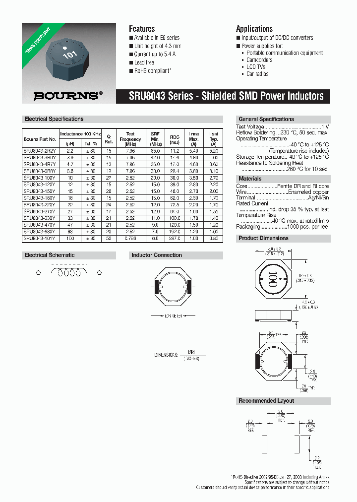 SRU8043-120Y_4276461.PDF Datasheet
