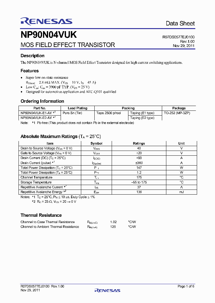NP90N04VUK-E1-AY_4279568.PDF Datasheet