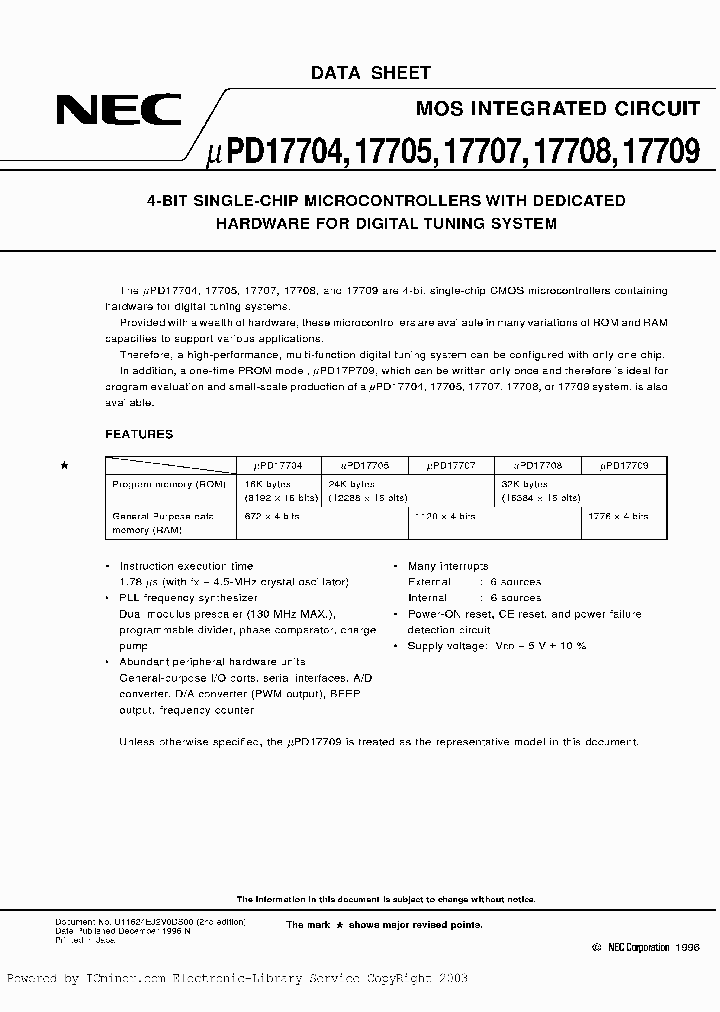 UPD17705GC-XXX-3B9_4305811.PDF Datasheet