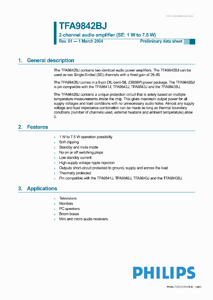 TFA9842BJ_4309690.PDF Datasheet