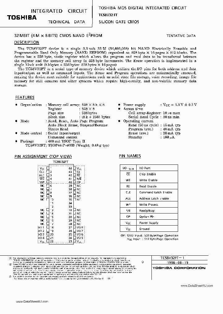 TC58V32FT_4313693.PDF Datasheet
