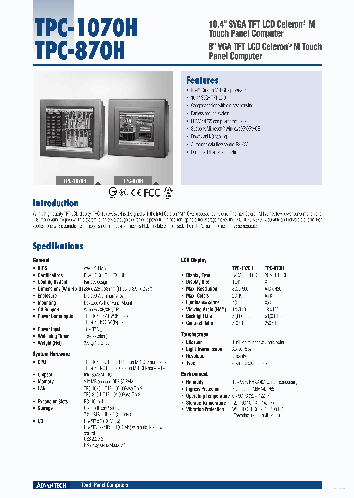 TPC-1070H_4344655.PDF Datasheet