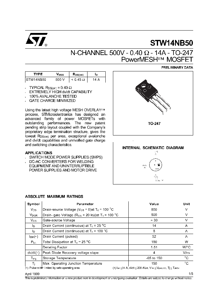 STW14NB50_4348064.PDF Datasheet