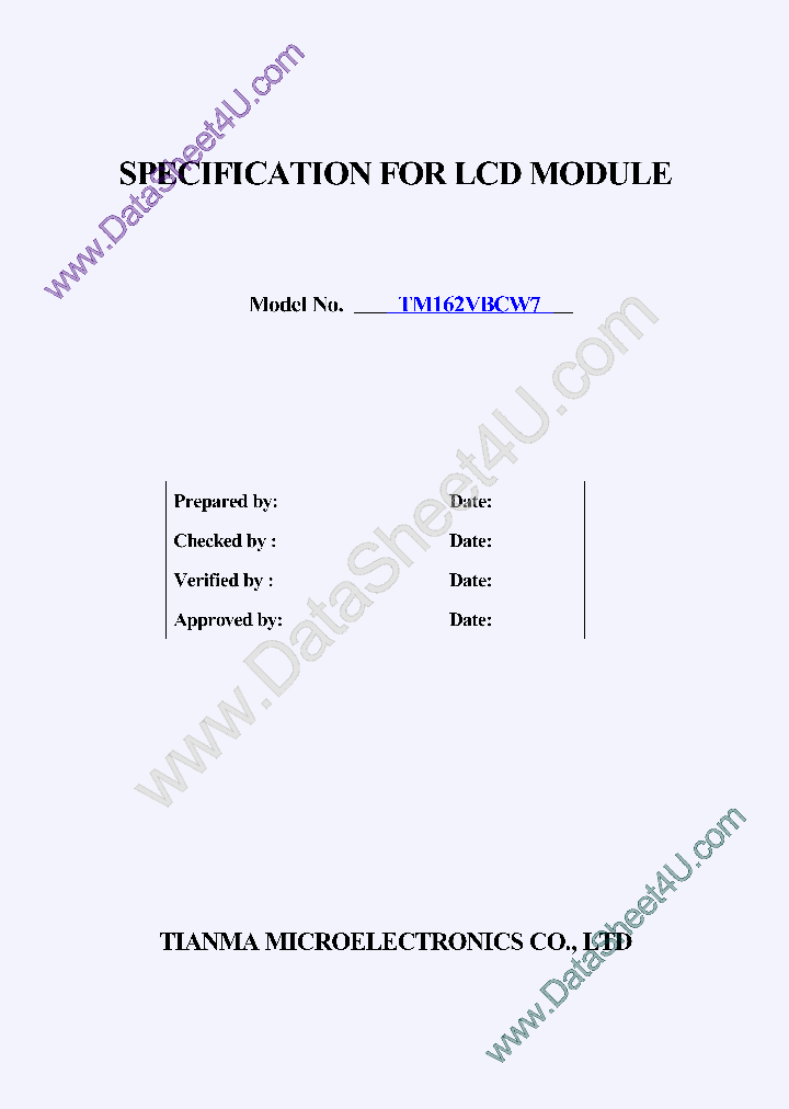TM162VBCW7_4350640.PDF Datasheet