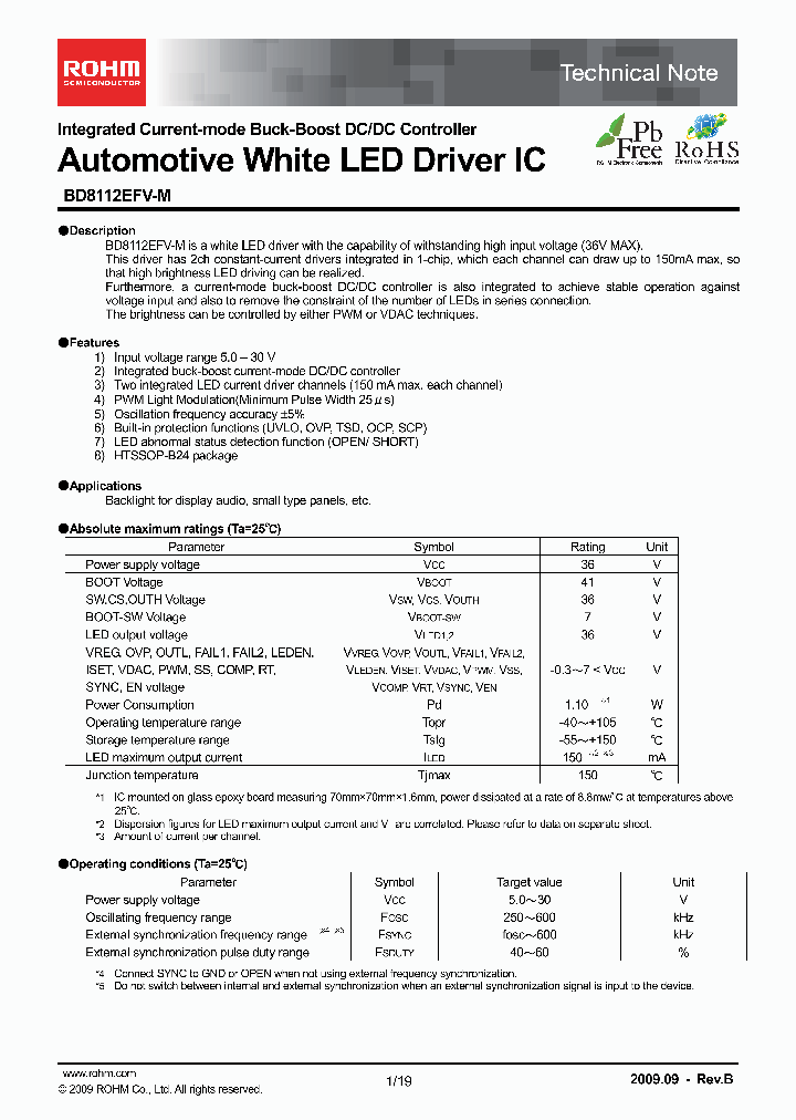 BD8112EFV-M_4360527.PDF Datasheet