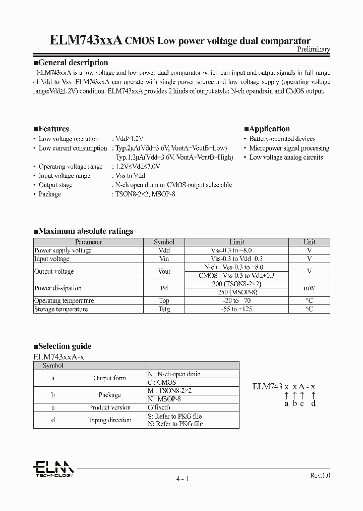 ELM743_4361231.PDF Datasheet