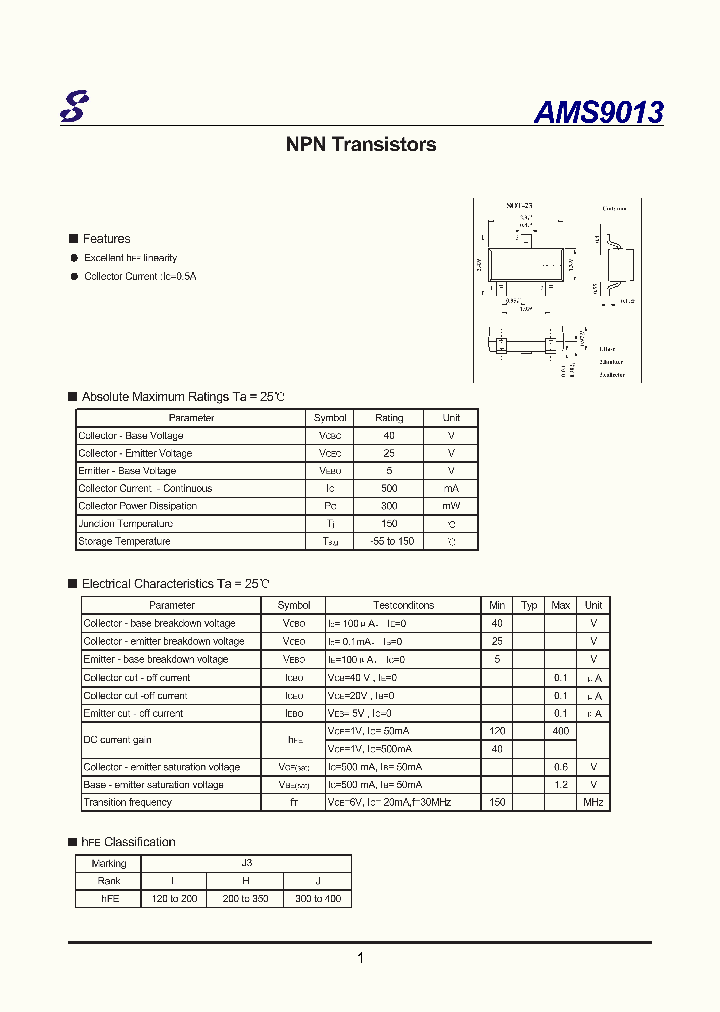 AMS9013_4363644.PDF Datasheet