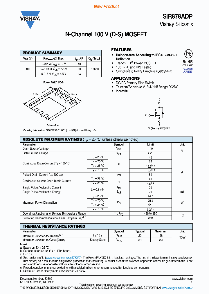 SIR878ADP_4364049.PDF Datasheet