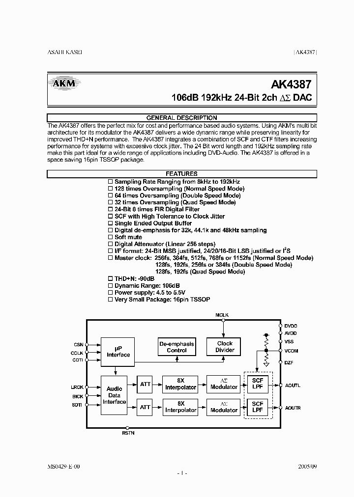 AK4387ET_4379946.PDF Datasheet