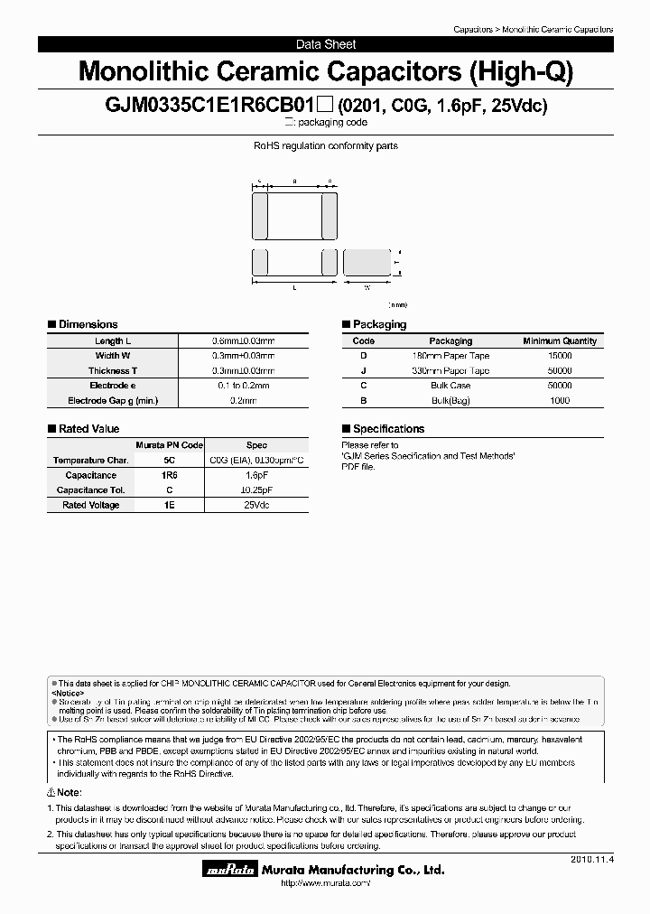 GJM0335C1E1R6CB01D_4389444.PDF Datasheet