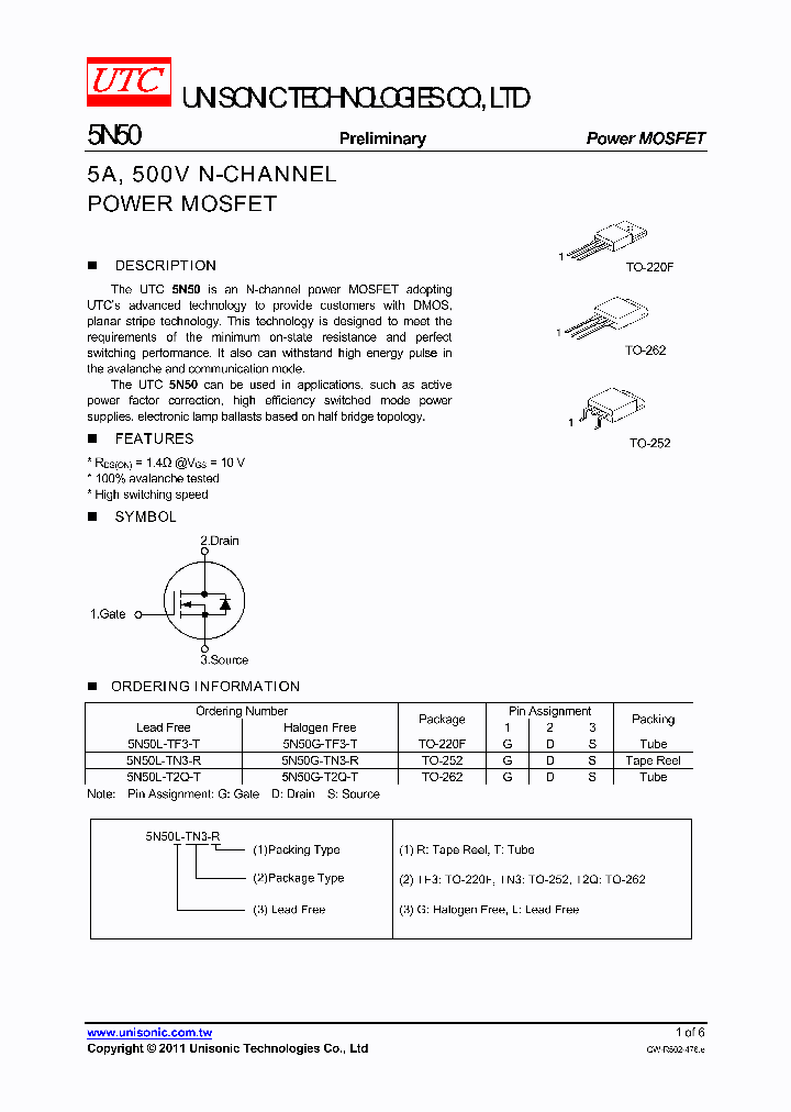 5N50G-T2Q-T_4399921.PDF Datasheet