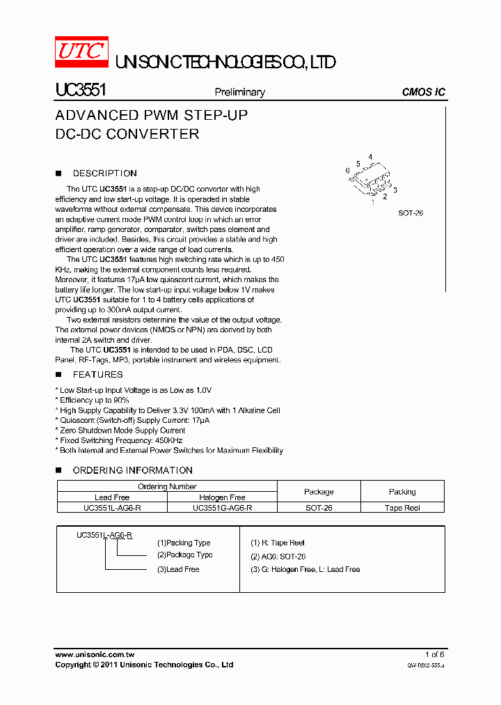 UC3551G-AG6-R_4399975.PDF Datasheet