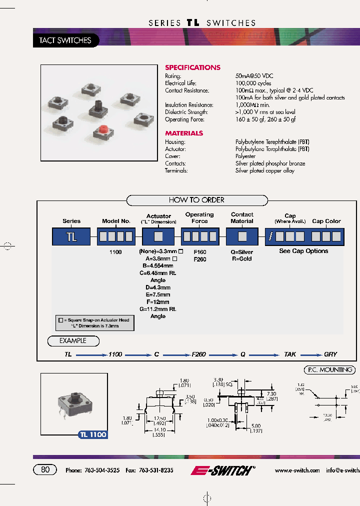 TL1100GF260RGRY_4404726.PDF Datasheet