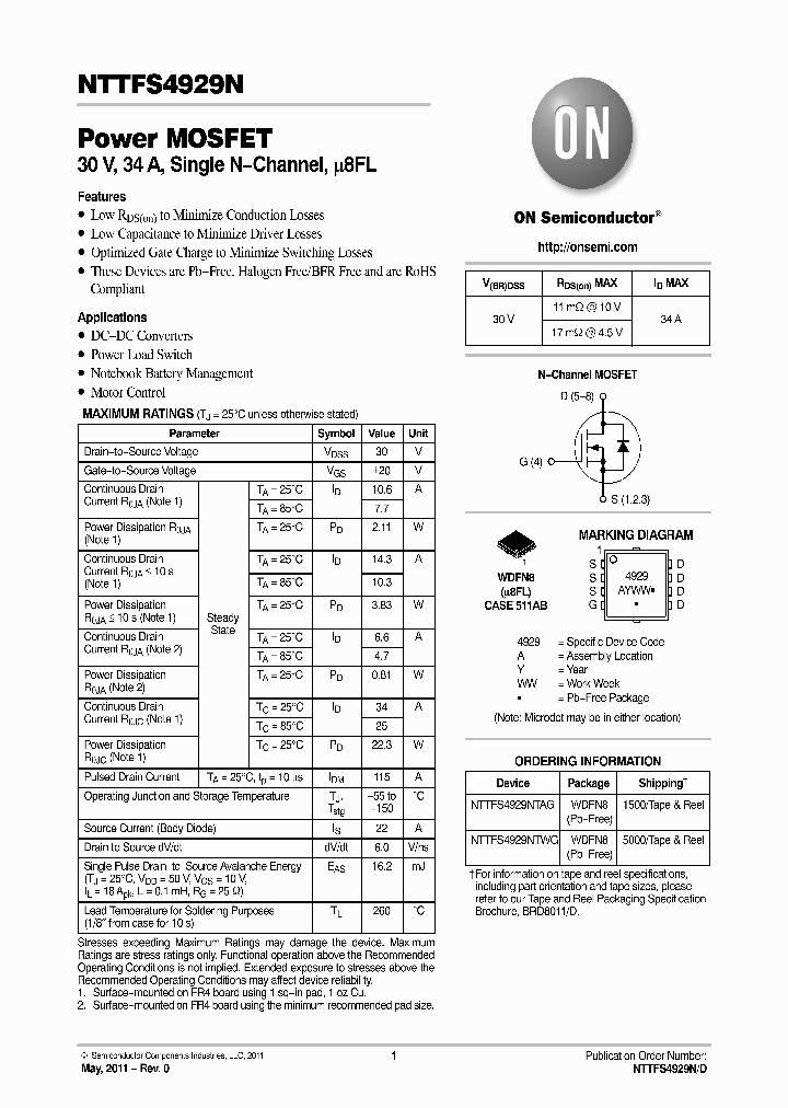 NTTFS4929NTWG_4406371.PDF Datasheet