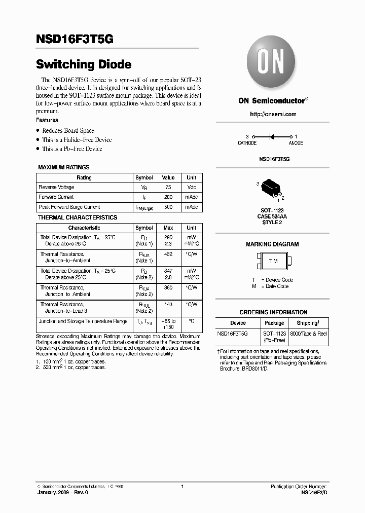 NSD16F3T5G_4410291.PDF Datasheet