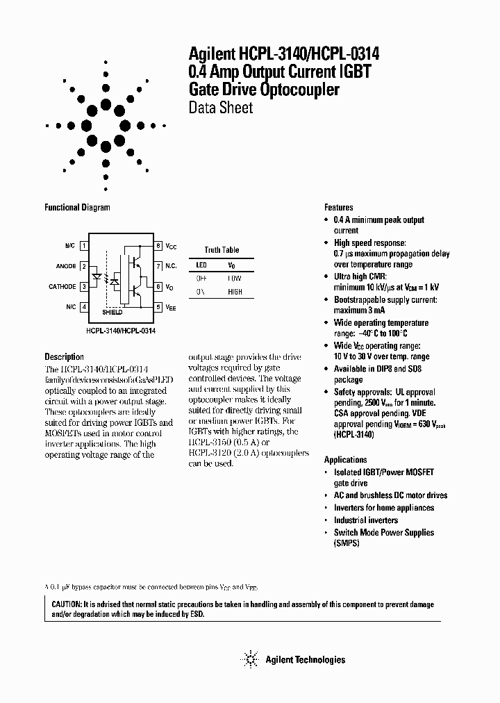 HCPL-3140_4412963.PDF Datasheet
