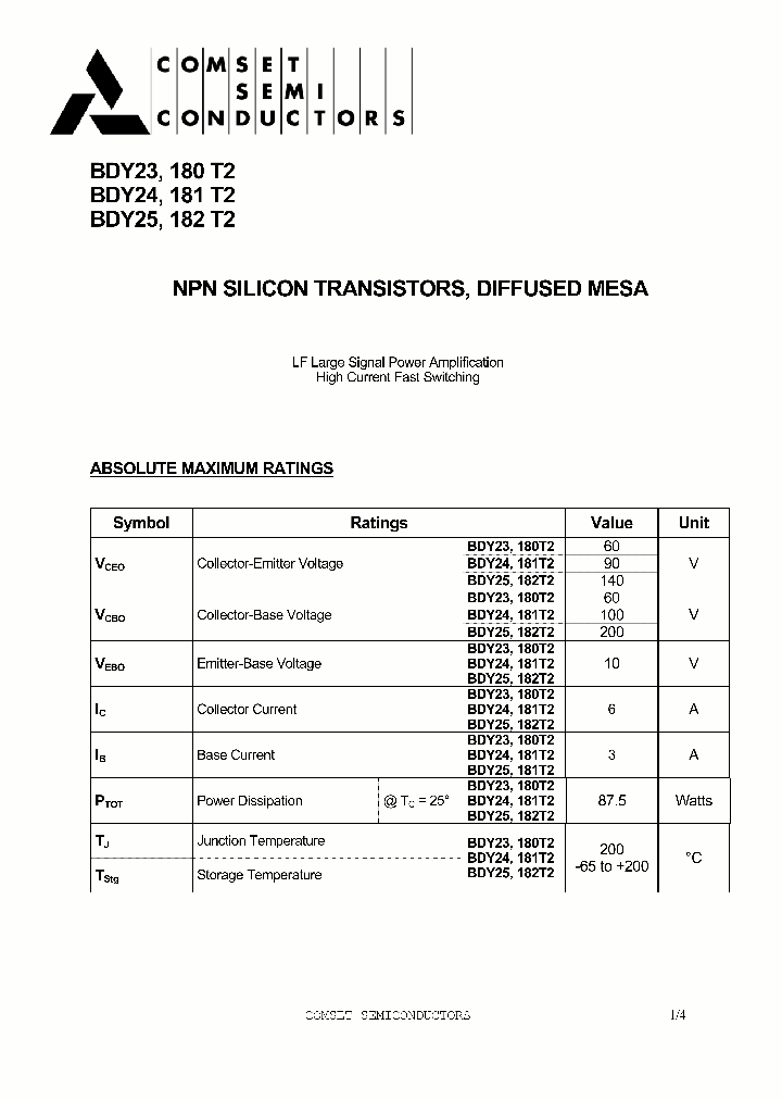 BDY23_4432754.PDF Datasheet