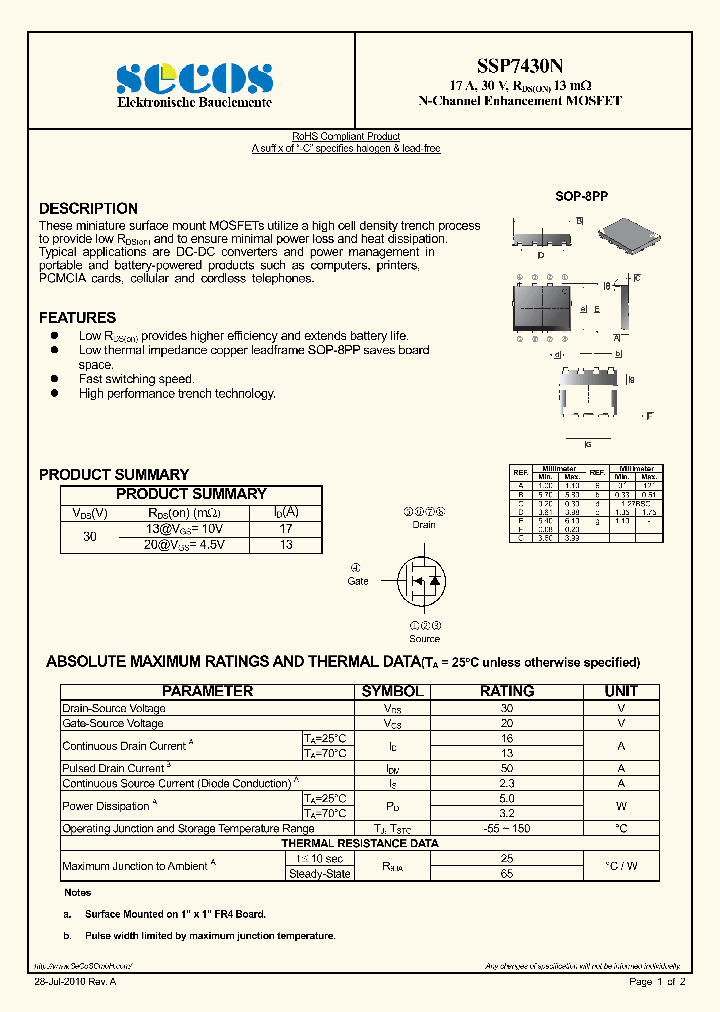 SSP7430N_4435112.PDF Datasheet