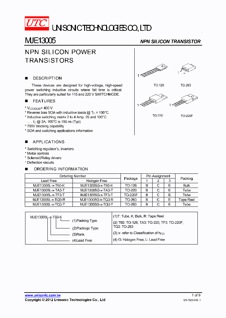 MJE13005G-X-T60-K_4446564.PDF Datasheet