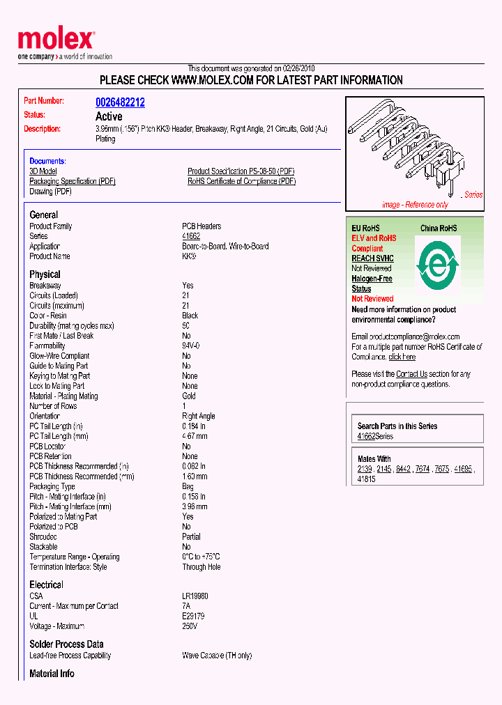 0026482212_4462640.PDF Datasheet