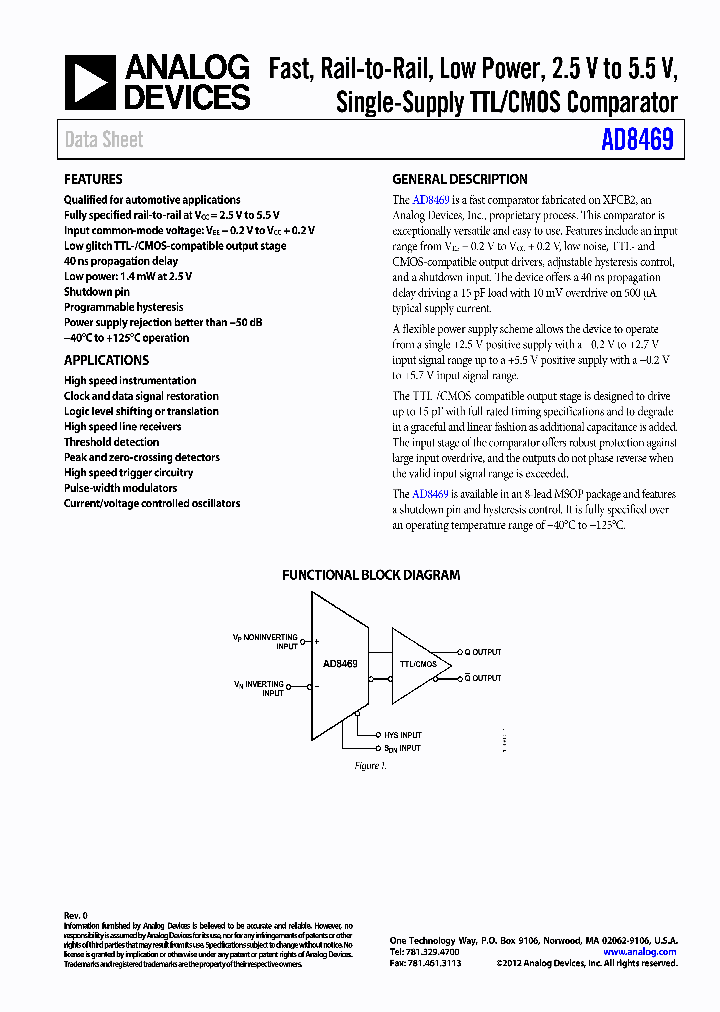 AD8469_4464320.PDF Datasheet