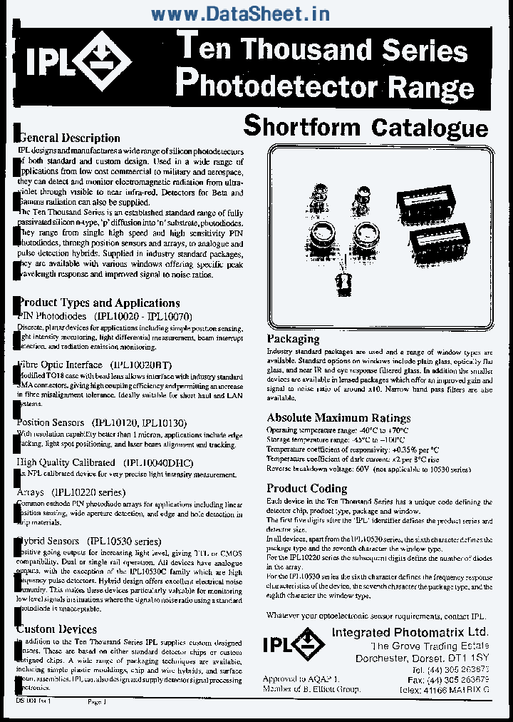 IPL100XX_4465553.PDF Datasheet