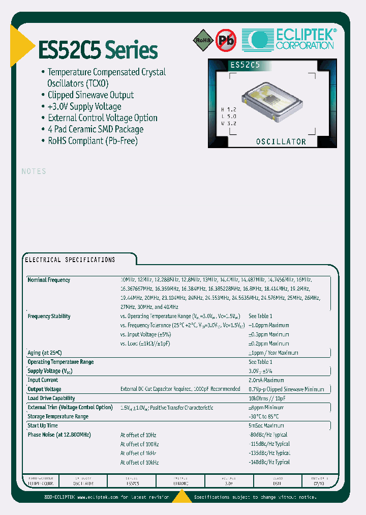 ES52C5G30N-10000M_4474347.PDF Datasheet